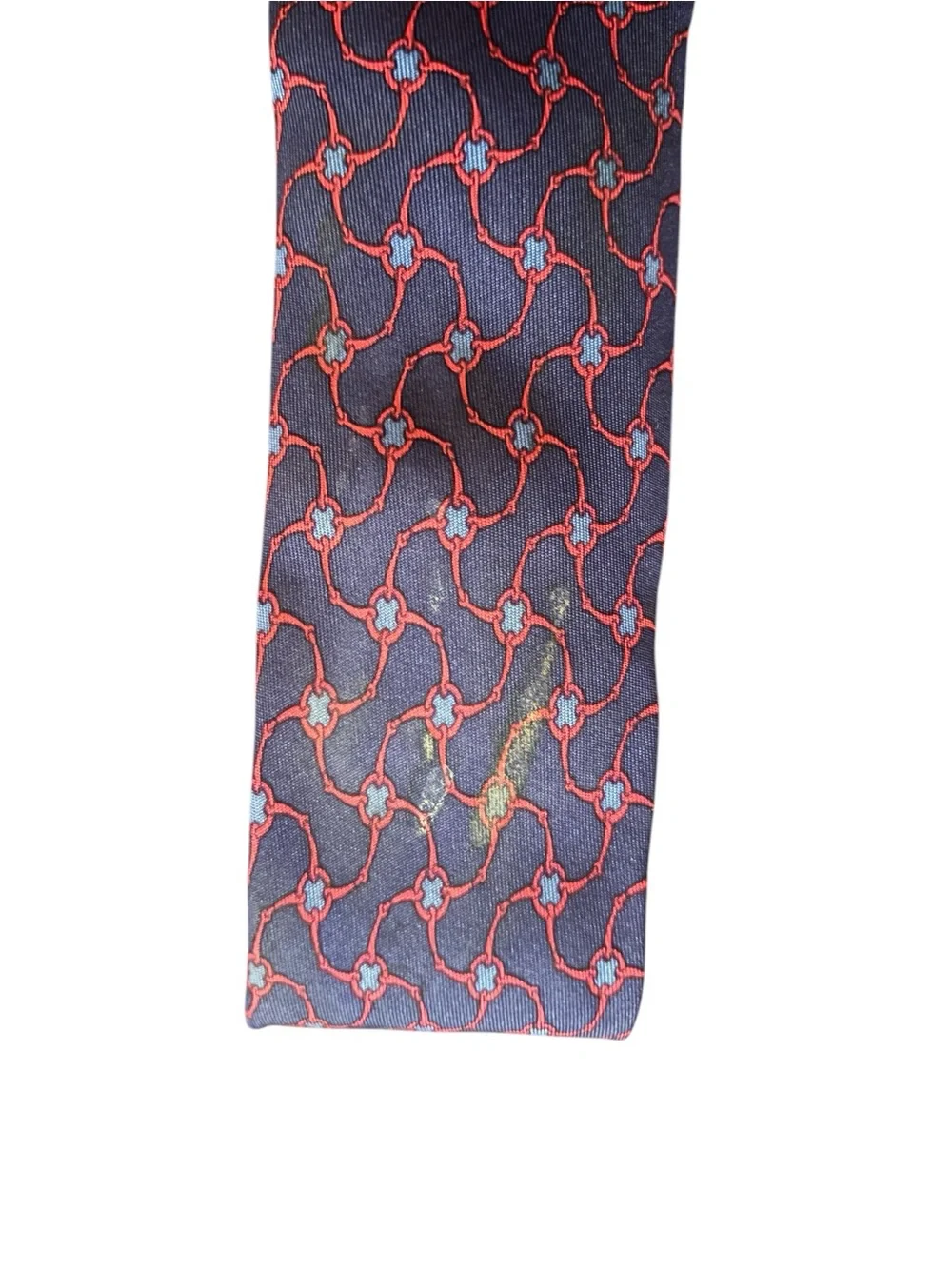 HERMÈS silk tie